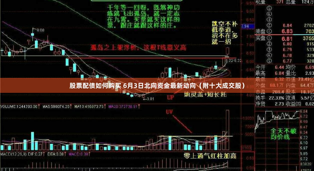股票配债如何购买 6月3日北向资金最新动向（附十大成交股）