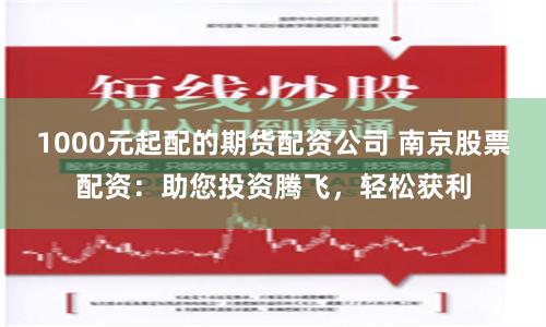 1000元起配的期货配资公司 南京股票配资：助您投资腾飞，轻松获利